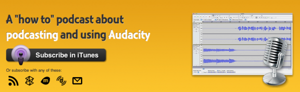 The Audacity to Podcast™'s feature widget