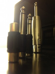 Audio adapters for podcasting