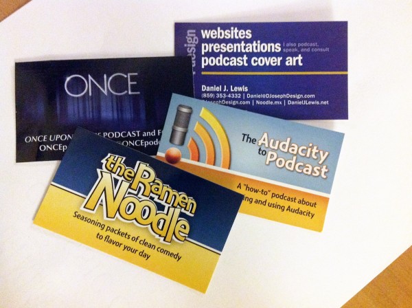 Podcast cards