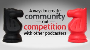 Podcast community in rivalry